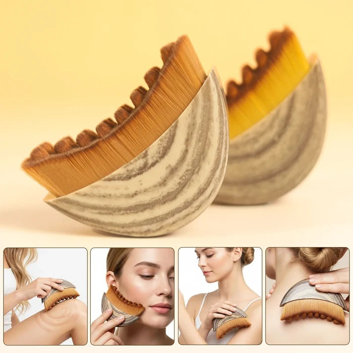 Vegan Synthetic Lymphatic Face Brush