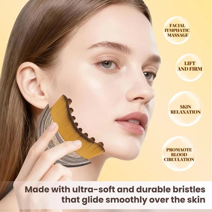 Vegan Synthetic Lymphatic Face Brush