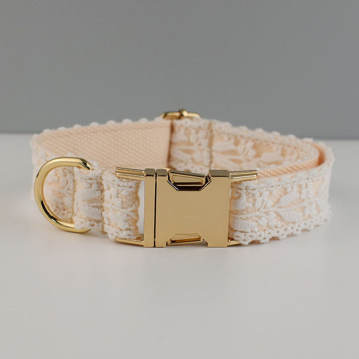 Dog rope gold buckle / XL