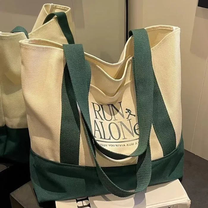 Versatile Canvas Tote Bag - Large Capacity