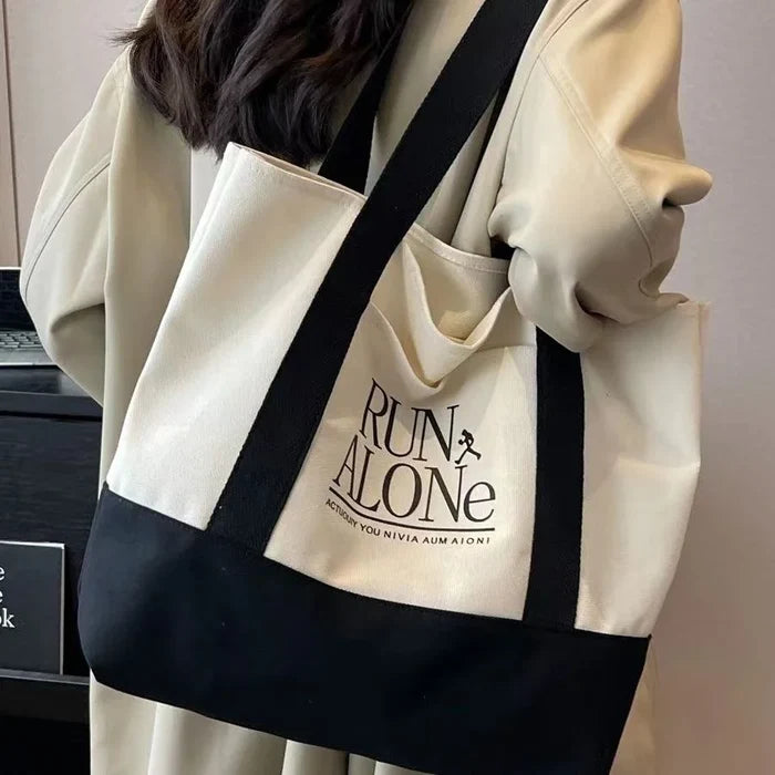 Versatile Canvas Tote Bag - Large Capacity