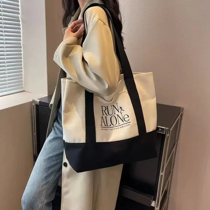 Versatile Canvas Tote Bag - Large Capacity