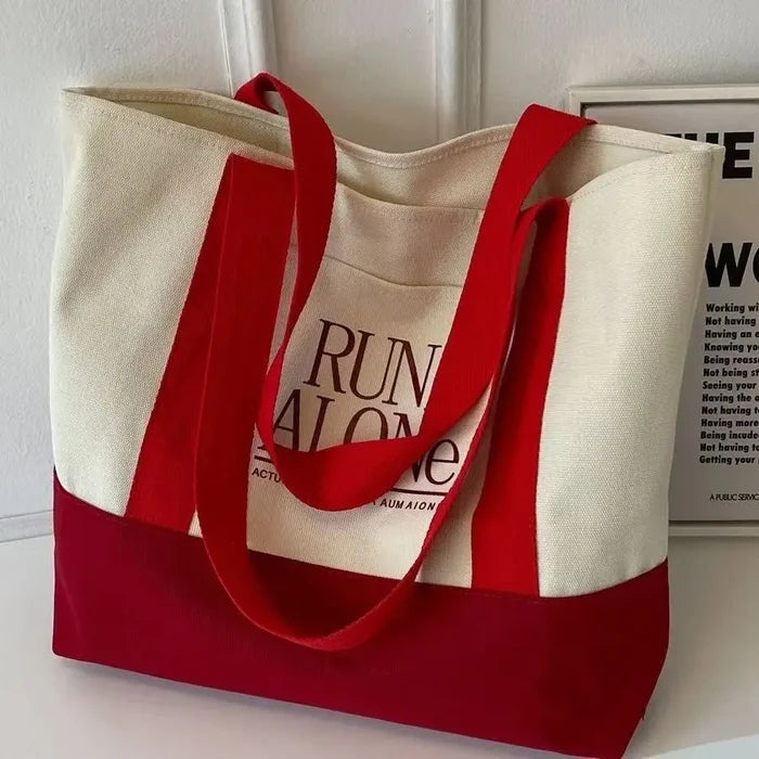 Versatile Canvas Tote Bag - Large Capacity