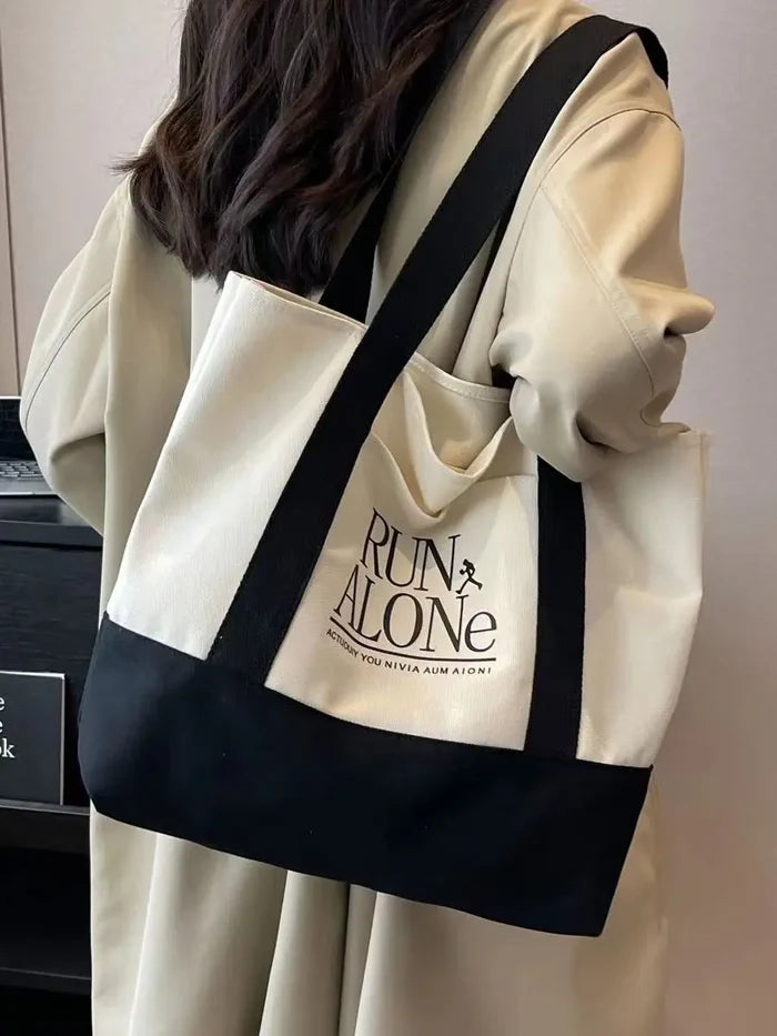 Versatile Canvas Tote Bag - Large Capacity