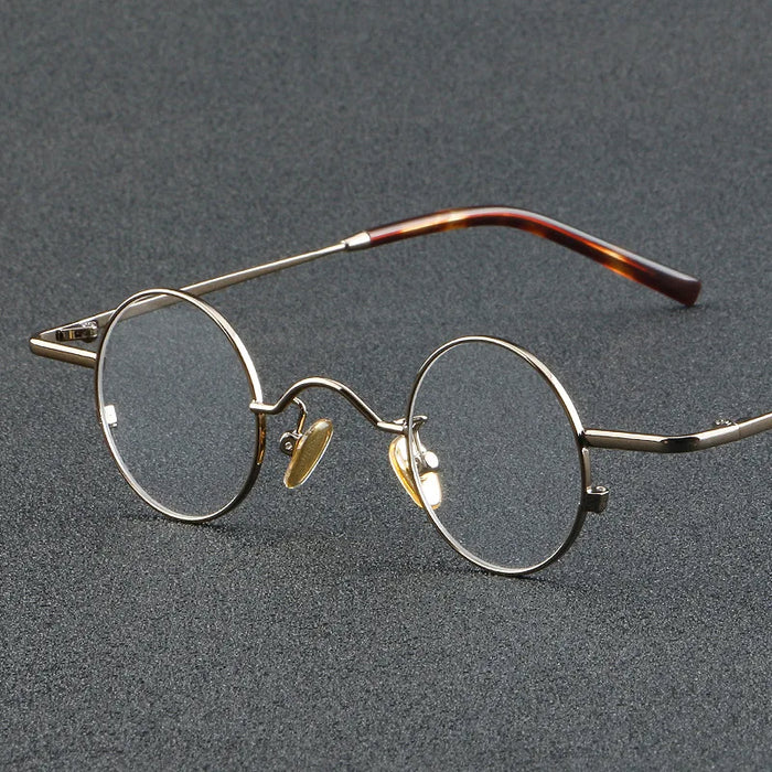 Vintage Circle Frame Pure Titanium Eyeglasses