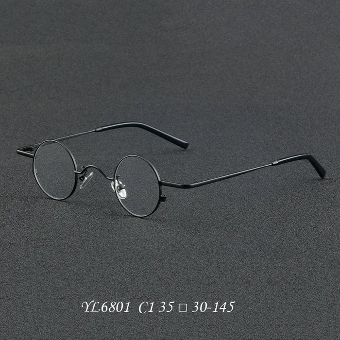 Vintage Circle Frame Pure Titanium Eyeglasses