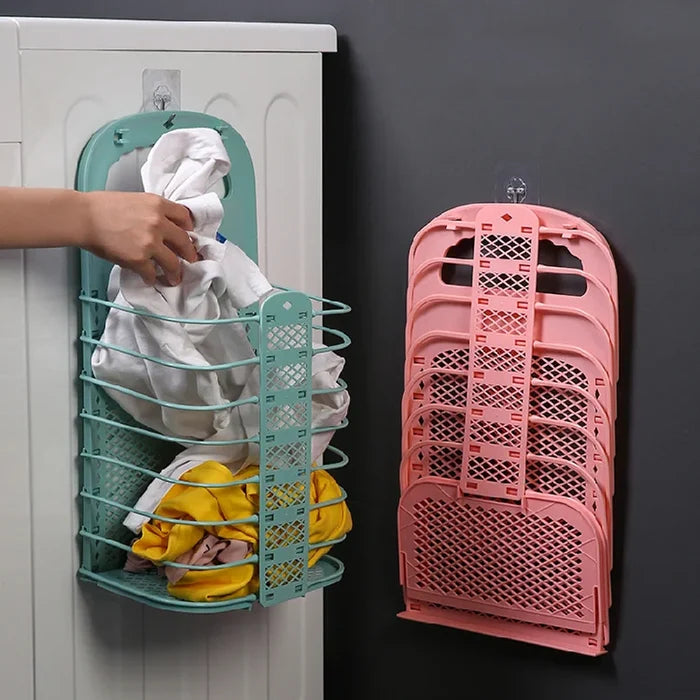 Wall-Mounted Collapsible Laundry Hamper