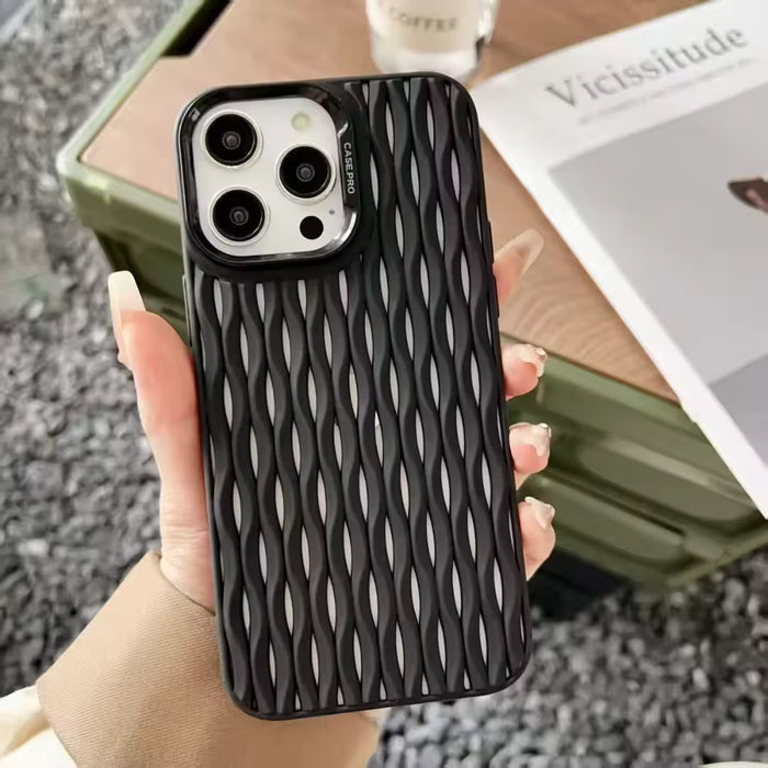 WeaveTouch TPU Case – Soft Touch Woven Design Cover for iPhone