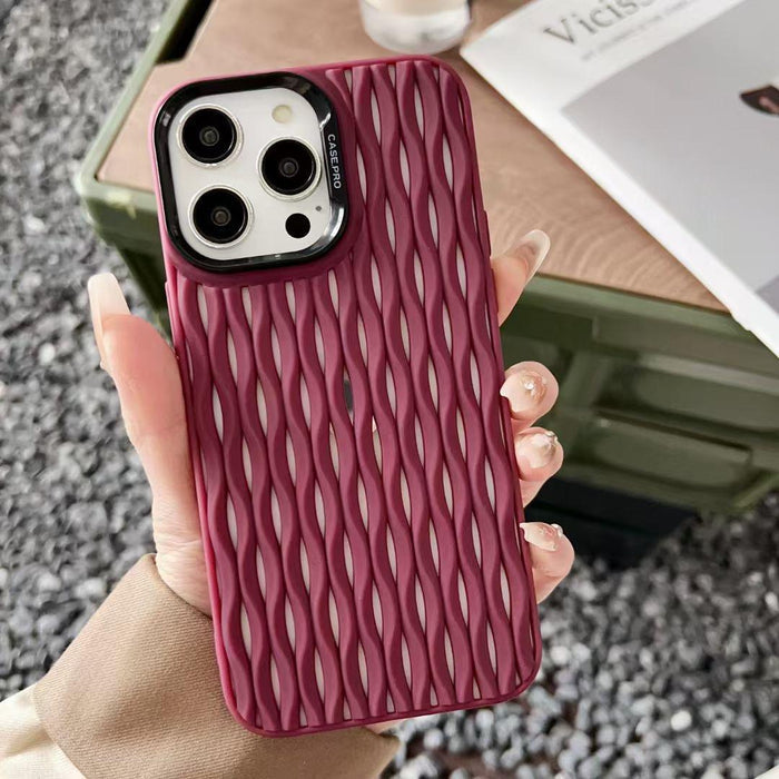WeaveTouch TPU Case – Soft Touch Woven Design Cover for iPhone