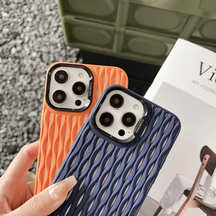 WeaveTouch TPU Case – Soft Touch Woven Design Cover for iPhone