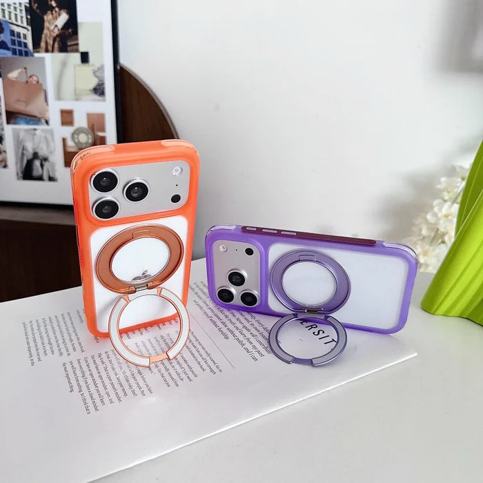 Wholesale 2 in 1 Invisible 360 Rotatable Kickstand Magnetic Phone