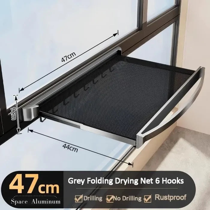 Wholesale Space Saving Hidden Retractable Drying Net No Drilling