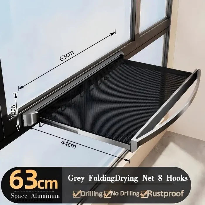 Wholesale Space Saving Hidden Retractable Drying Net No Drilling