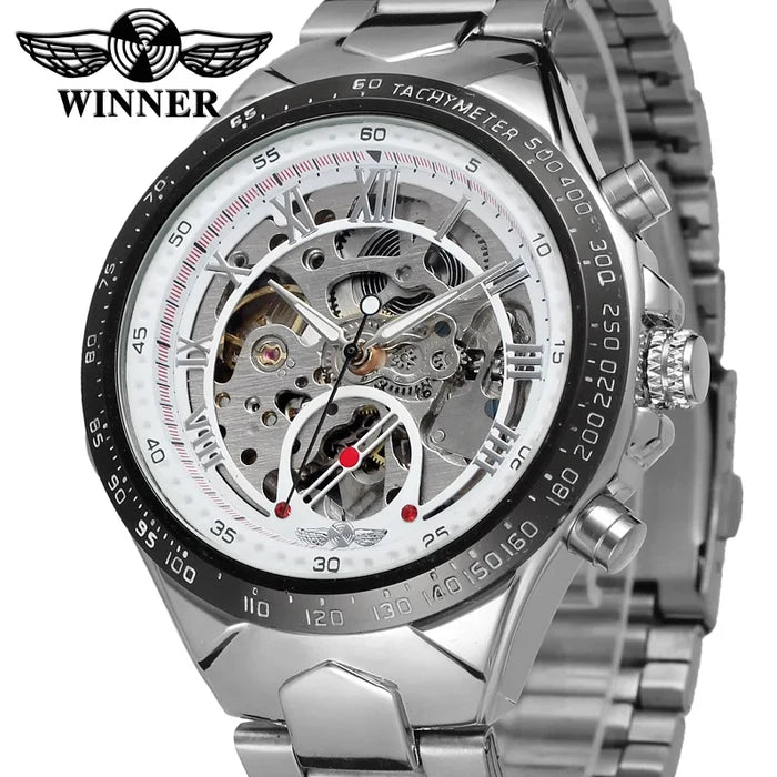 Winner Luxury Gold Black Automatic Men's Watch