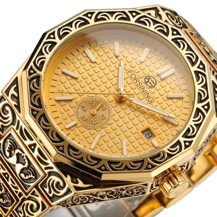 WINNER Men's Automatic Sport Watch - Stainless Steel