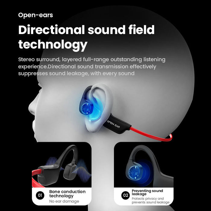 Wireless Open Ear Bone Conduction Headset