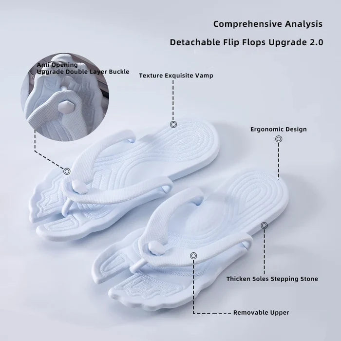 Women's Portable Travel Flip Flops - Lightweight & Durable
