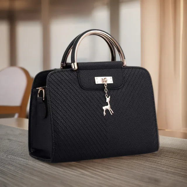 Women's Pure Color PU Small Square Crossbody Bag Luxury Snake Pattern