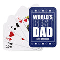 Worlds Best Dad Playing Cards