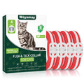 Woyamay 4-Pack Cat Flea & Tick Collar | 32 Months Protection, Waterproof, Adjustable