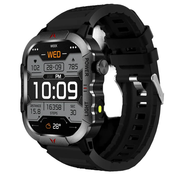X31 New Smart LED Light Fitness Tracker Watch Square IPS Screen