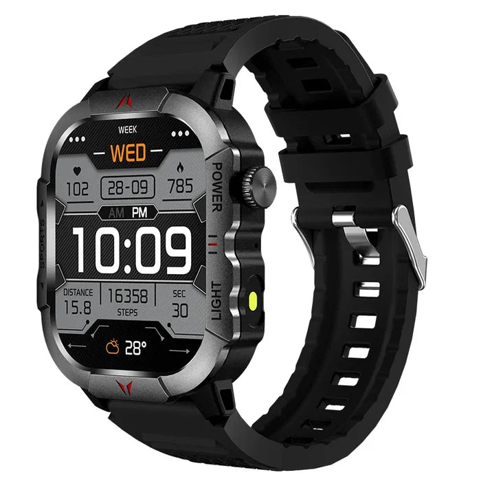 X31 New Smart LED Light Fitness Tracker Watch Square IPS Screen
