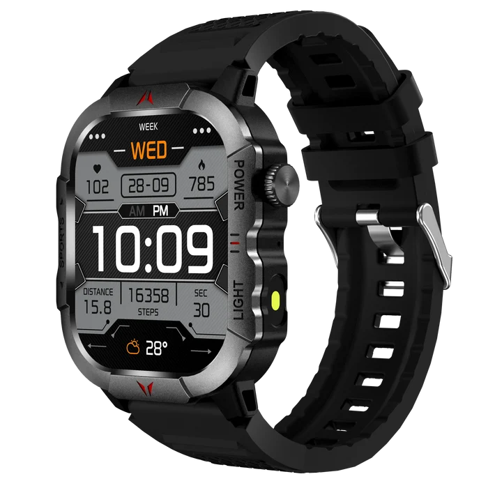 X31 New Smart LED Light Fitness Tracker Watch Square IPS Screen
