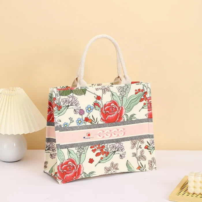 Xien Custom Printing Designer Luxury Large Capacity Women Canvas Book