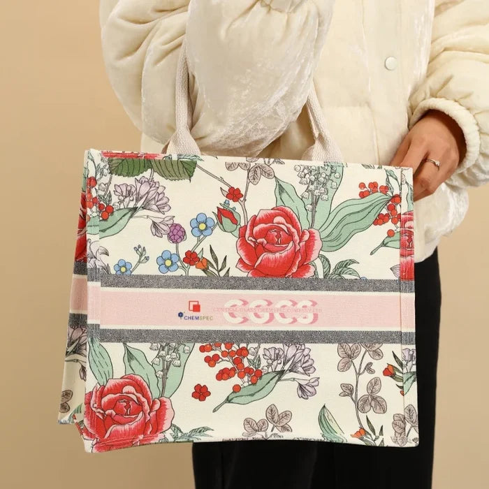 Xien Custom Printing Designer Luxury Large Capacity Women Canvas Book