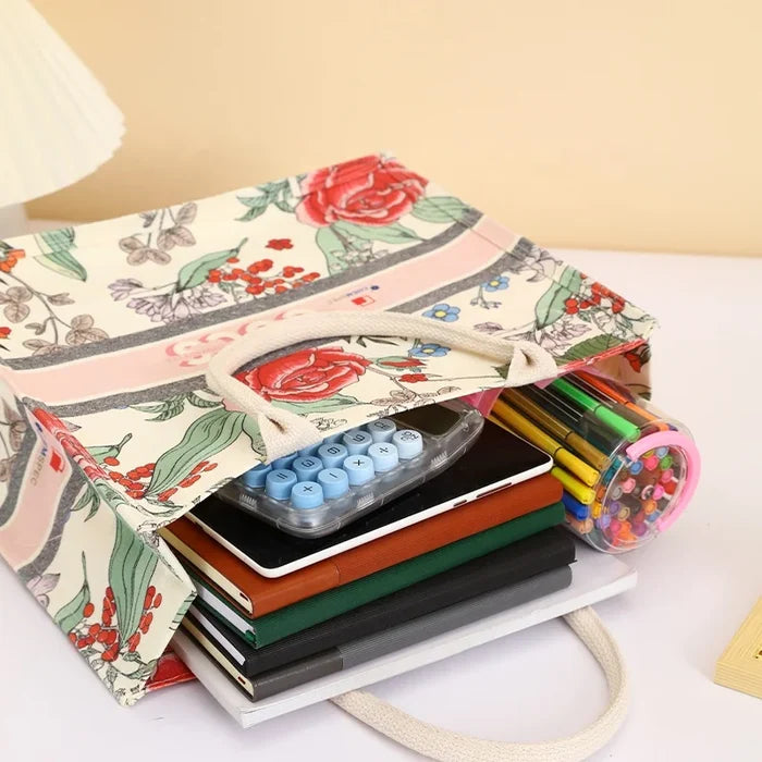 Xien Custom Printing Designer Luxury Large Capacity Women Canvas Book