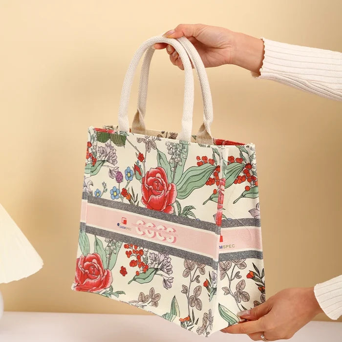 Xien Custom Printing Designer Luxury Large Capacity Women Canvas Book