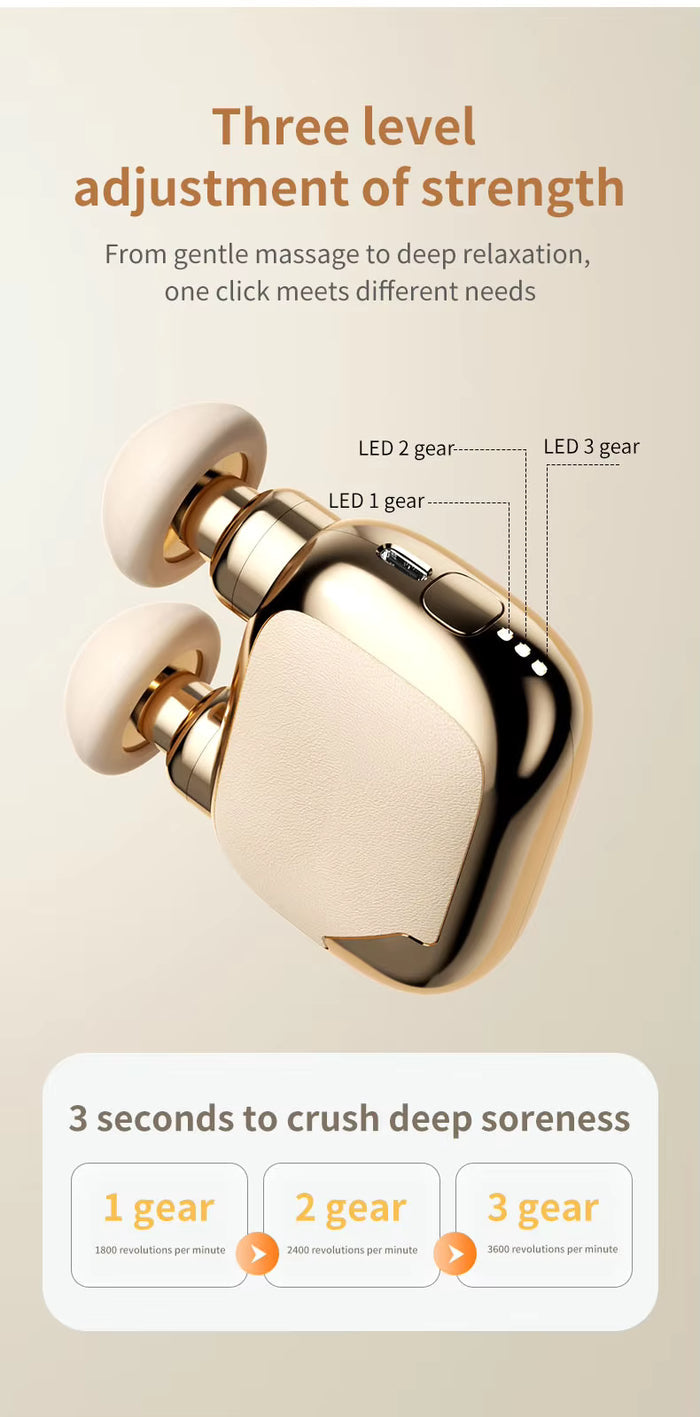 Yixuan MiniPro Brushless Massage Gun – Portable Deep Tissue Pocket Massager