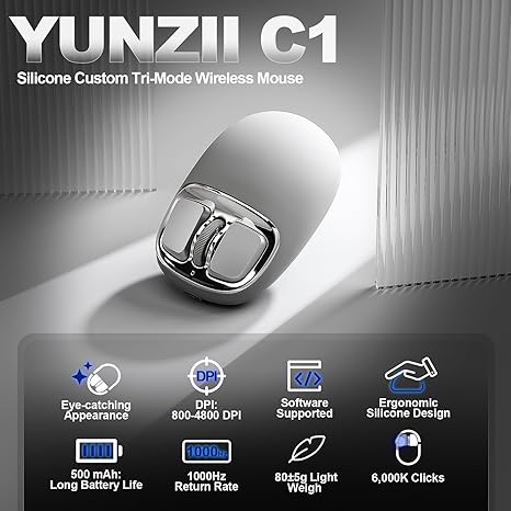 YUNZII C1 Silent Wireless Mouse